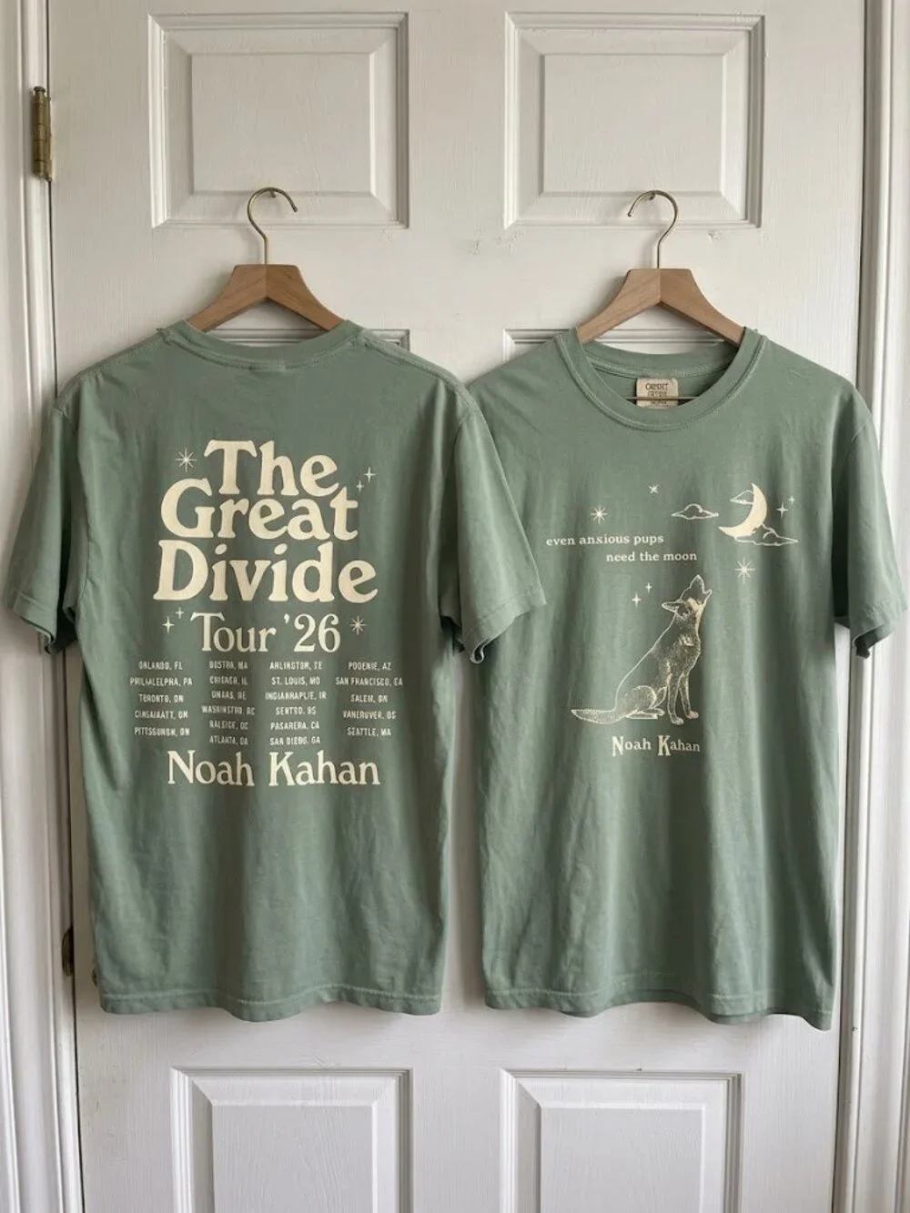 Noah Kahan The Great Divide Tour 2026 T-shirt